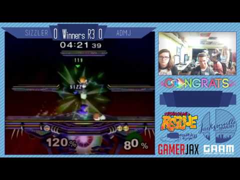 Jax Smash Weekly 1/19 - Sizzler(Ice Climbers) Vs ADMJ(Peach) - Melee Winners R3