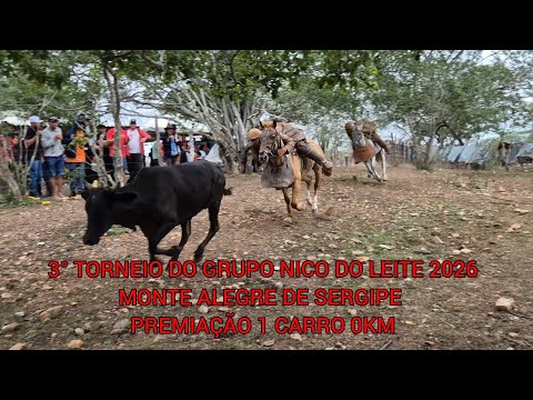 3° torneio do grupo Nico do Leite em Monte Alegre de Sergipe valendo 1 carro 0KM