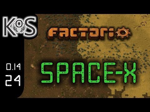 Factorio 0.14 Space-X Mod, Ep 24: Base Station - Let's Play, Gameplay