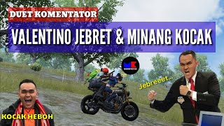 Download lagu KOMENTATOR VALENTINO JEBRET ADU HEBOH DENGAN MINANG KOCAK mp3