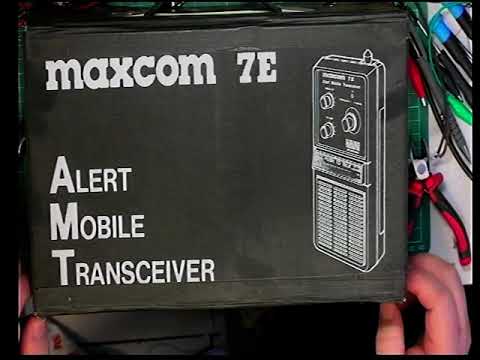 Maxcom 7E UK CB27/81 CB radio (Handheld 4W 40ch) - Service adjustments