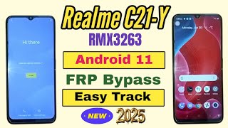 Realme C21Y (RMX3263) frp bypass Android 11 without PC