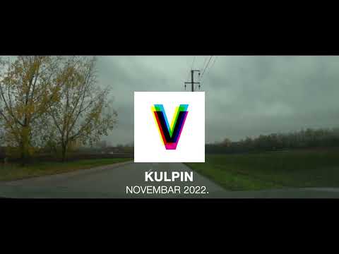 Vozimo kroz Kulpin, naseljeno mesto u Vojvodini, Srbija