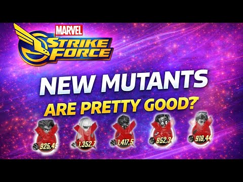 New Mutants Are Pretty Good - MARVEL Strike Force - MSF