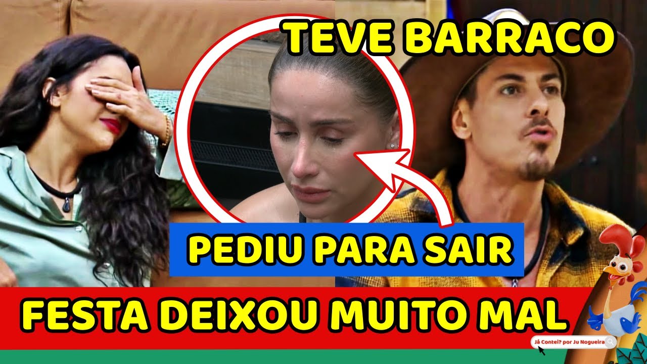 🔥TRETA! Sacha TRETA FEIO; BABI PEDE PRA SAIR e FAZ REVELAÇÃO; Gizelly NÃO AGUENTA E CHORA; Albert E+