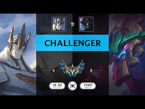 Challenger Match: Over 10.000 LP - KR server Patch 26.03
