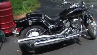 Yamaha V Star 650 Saddle Bag Installation