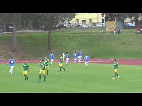 Rozhodující goool Matěj Soupír v zápase JIskra Domažlice B vs Start Tlumačov 1:0.