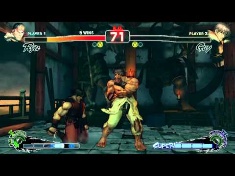 [SSF4] Umehara Daigo (Ryu) vs Nox2 (Guy) Casual Match Part 2