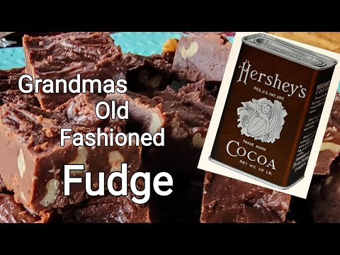 Hershey's rich Old Fashioned fudge// Like grandma made!