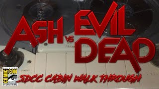 SDCC '16 Ash Vs Evil Dead Cabin Walk Through