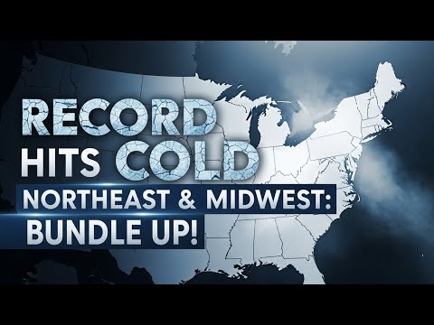 Rekordkälte im Nordosten und Mittleren Westen: Warm anziehen! #usweather #Wintersturm #Nordostfrost