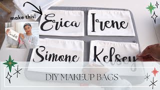DIY Makeup Bags are is the EASIEST DIY Holiday Gift Idea (Day 2)