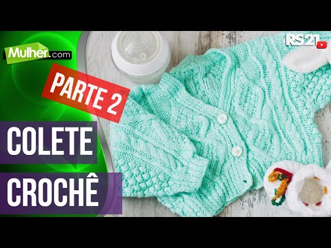 Aprenda a fazer Colete para o inverno | Mulher.com | 25/02/2013 | Colete parte 2 | @RedeSeculo21  ​