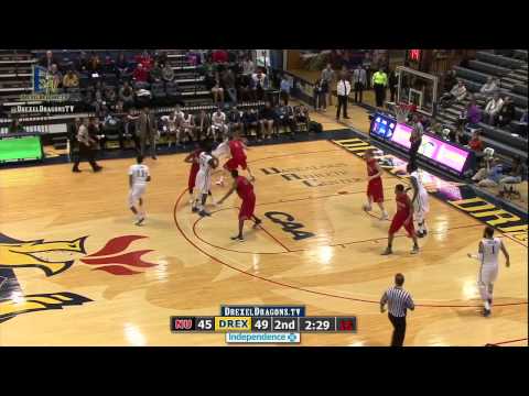 DragonsTV Highlights - Men's Basketball - Drexel vs. Northeastern