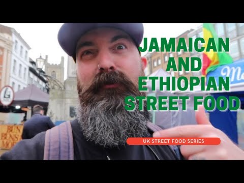 AMAZING Jamaican and Ethiopian STREET FOOD! CURRY MUTTON and THE BEST vegetarian food EVER?!