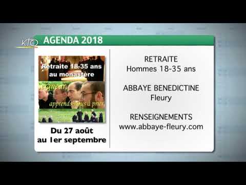 Agenda du 13 août 2018