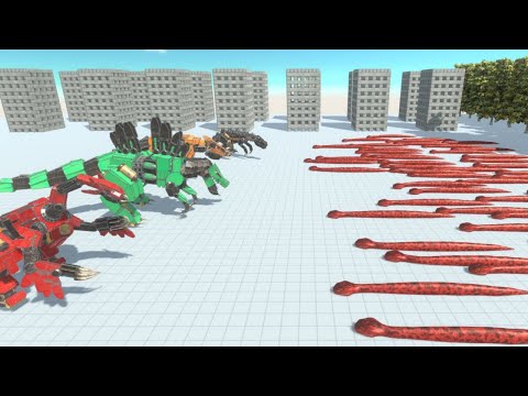 50 TITANOBOA vs ALL TEAMS Animal Revolt Battle Simulator