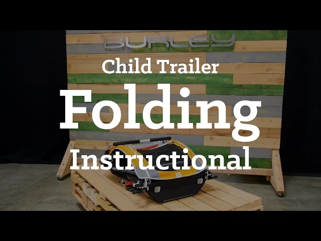 Video Teaser für Burley Child Trailer Folding | Instructional