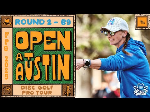 2025 MVP's Open at Austin | FPO R2B9 | Scoggins, Hokom, Cox, Mandujano | Jomez Disc Golf