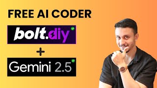 Gemini 2.5 + Bolt.DIY = Canavar Gibi Open Source AI Kod Asistanı - Tam