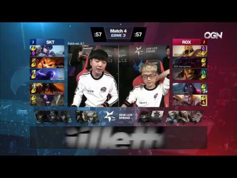 SKT vs ROX Highlights Game 3 (WOLF JUNGLE) LCK Spring 2018 W1D2 by Geek2Play