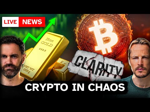 Crypto Crashes as Gold Explodes — ETF Bloodbath, Clarity Act Fails & More