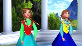 Here We Go Round The Mulberry Bush | 3D Animation Nursery Rhymes for Children