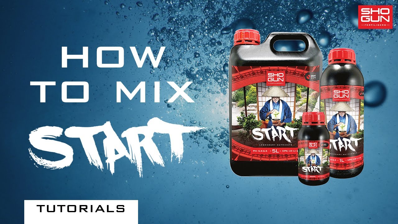 How to mix SHOGUN Start - A Young Plant Nutrient