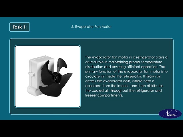 Identify the electrical and mechanical components