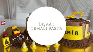 CONSTRUCTİON CAKE TUTORİAL || İnşaat Temalı Pasta Yapımı