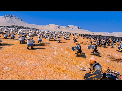 20 000 Dwarven Captains VS 20 000 Eastern Front German 2s in Ultimate Epic Battle Simulator 2! Uebs2