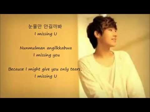 Kim Sunggyu - Only Tears {Acoustic} - Lyrics - Han. || Rom. || Eng. ||