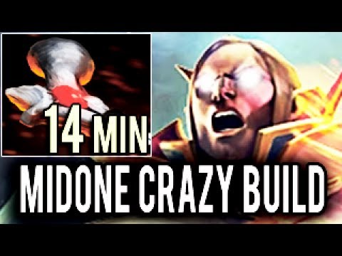 WTF Rod of Atos as 1st Item - New Crazy Build Invoker by MidOne Epic Comeback 10k MMR COMING Dota 2