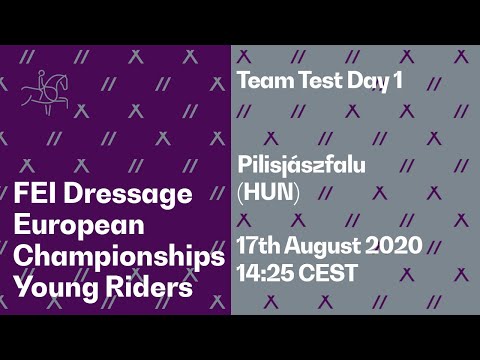RE-LIVE | Dressage Team Test Day 1 | Young Riders | FEI Dressage European Championships 2020