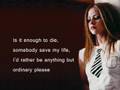 Avril Lavinge - Anything But Ordinary + Lyrics 