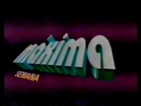 Chamada Rede OM - Semana Máxima, o Máximo da TV - Junho de 1992
