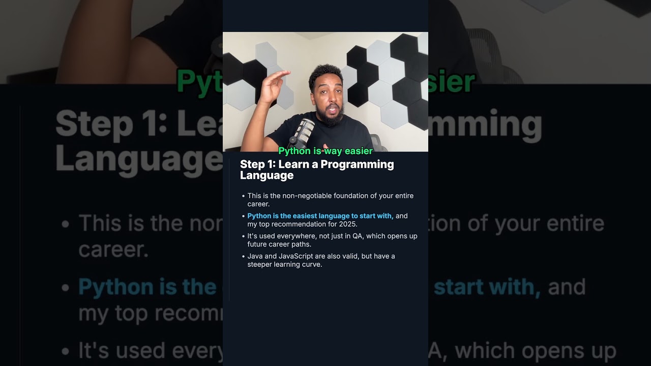 Learn Python for QA: Your First Step in Automation #shorts