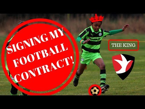 SIGNING MY FOOTBALL CONTRACT! | My First Vlog! | King feat. Waste Toddler! [Stormzy - Shut up]