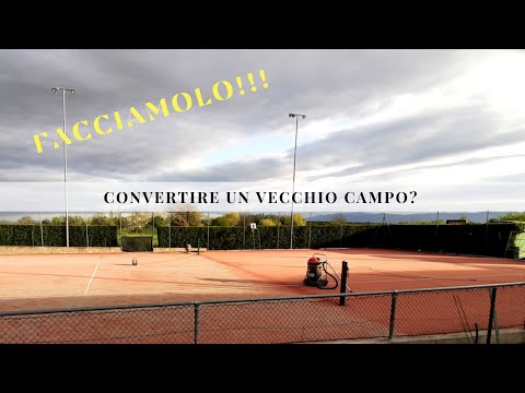 Conversione campo ibrido zavorrato con sabbia in campo ibrido con terra rossa