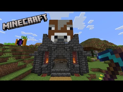 Ultimate Secure Home for Minecraft Cows!!