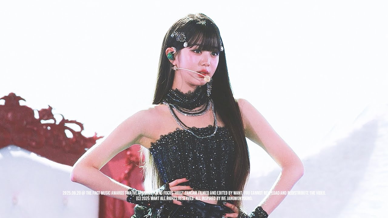 250920 THE FACT MUSIC AWARDS IN MACAU TMA 'XOXZ' IVE JANGWONYOUNG 아이브 장원영 직캠 (4k)