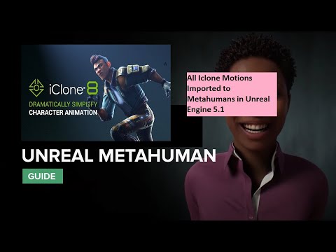 Iclone Motions RETARGETED to Metahuman - Unreal Engine 5.1