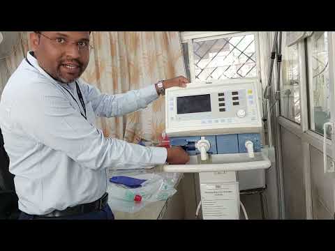 How to replace flow sensor of Dragger savina ventilator