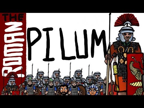The Ancient Roman pilum (Roman Legionary military tactics and warfare)