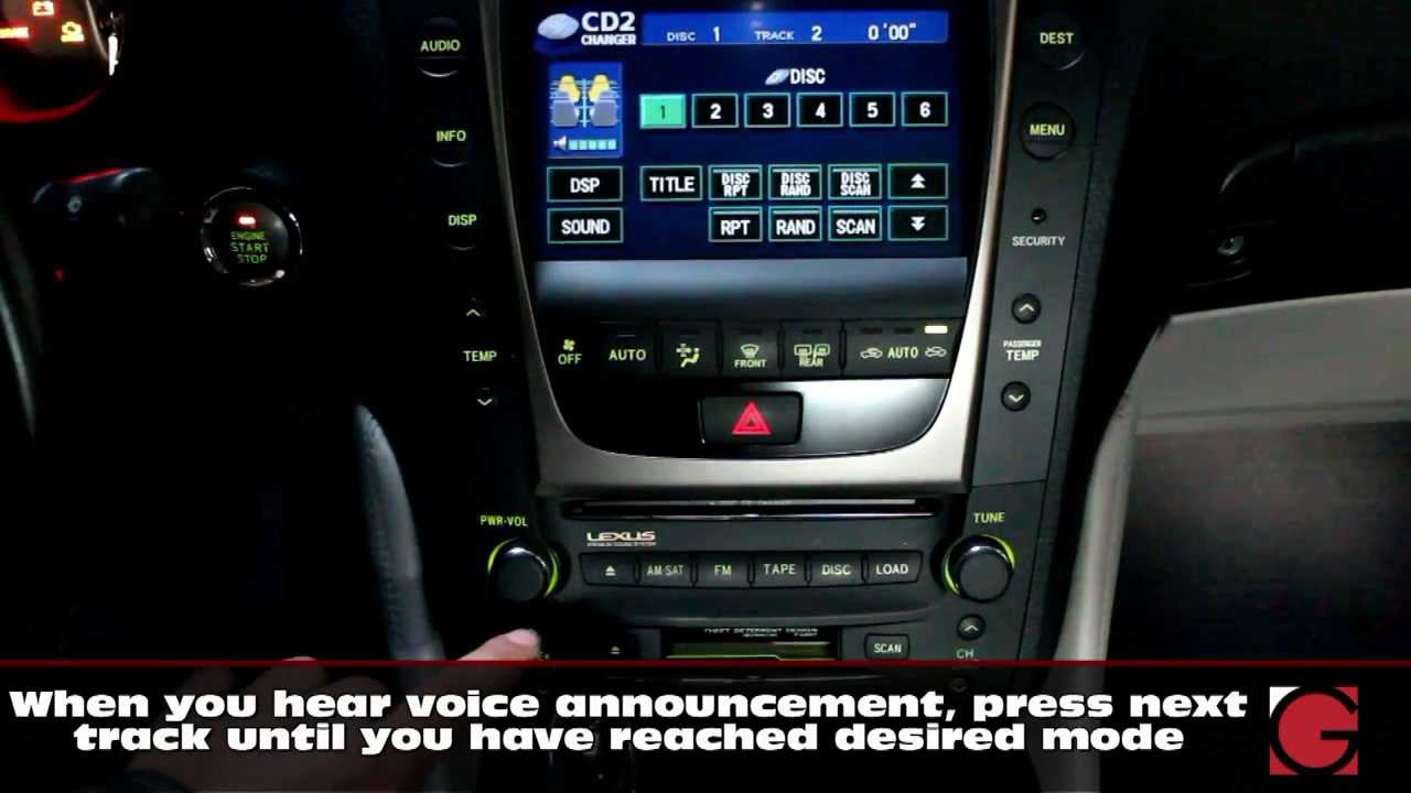 2006 Lexus GS300 Bluetooth Hands Free and A2DP streaming, USB, Auxiliary Music kit, demo by GROM