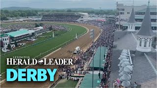 Aerial Video: See the Kentucky Derby 2023 crowd attendance from above