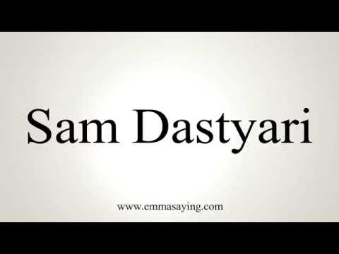 How to Pronounce Sam Dastyari