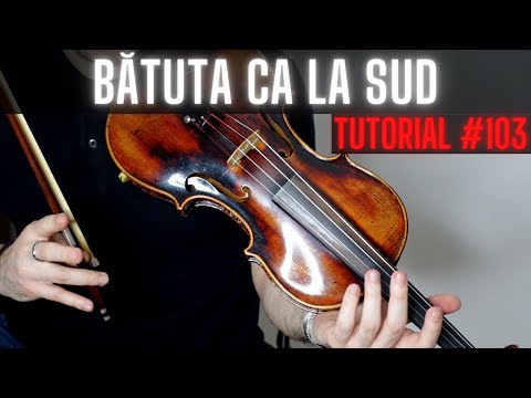 TUTORIAL VIOARA #103 🎻 BATUTA CA LA SUD (rezumat)