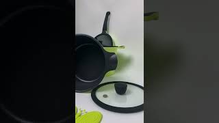 Сковорода алюминиевая глубокая с крышкой RINGEL Zitrone 28 см (RG-2108-28)